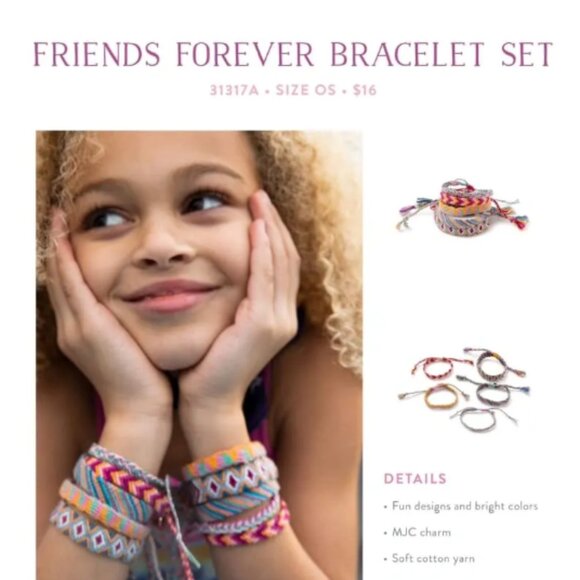 Matilda Jane | OS Celebrate friendship NWT🌈 Friends Forever Bracelet Set – - Picture 1 of 4